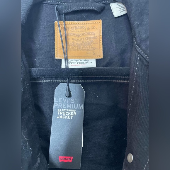 Ex boyfriend studded sleeve trucker jacket NWT - Picture 5 of 10